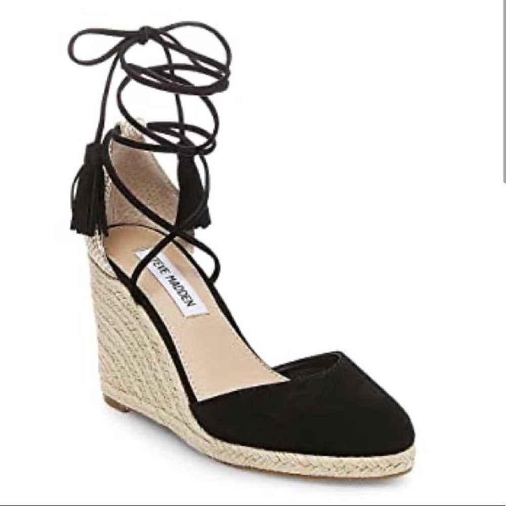Steve Madden Ankle Tie Wedges